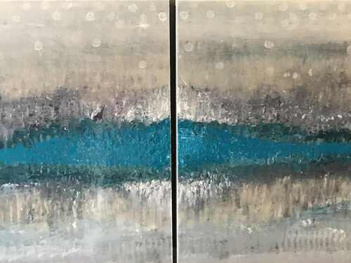 LINEAIRE 4. ACRYLYQUE - 40 X 96