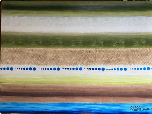 TEXTURAL 4. ACRYLIQUE - 36 X 48