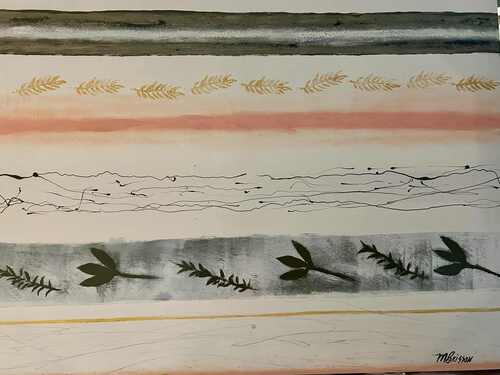 LINEAIRE 3.  ACRYLIQUE - 36X 48