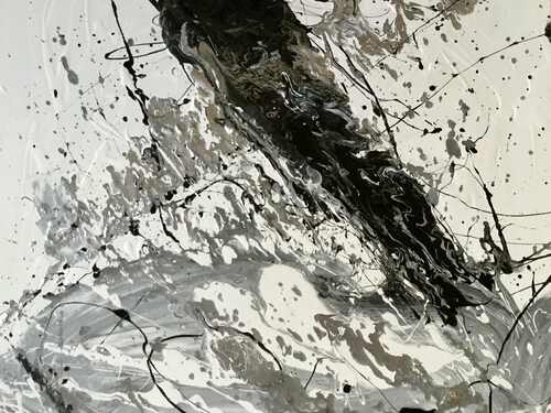 TEXTURAL 3.  HUILE- 36 X 36